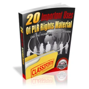 20 Important Uses Of PLR Rights Material