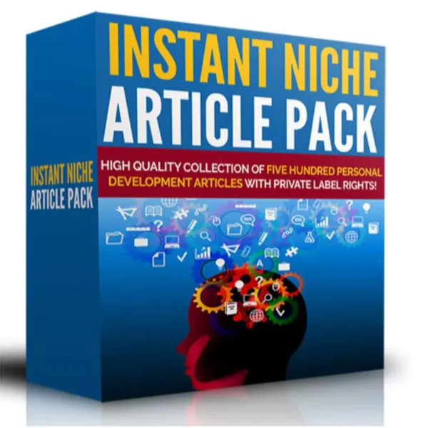 Instant Niche Article Pack