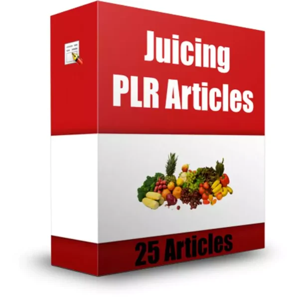 Juicing PLR Articles