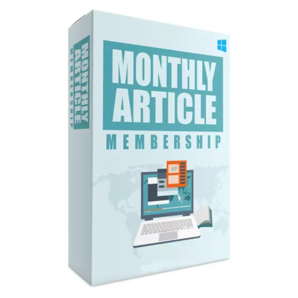 Monthly Article Membership